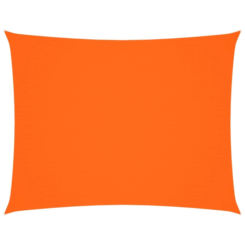 vidaXL saulessargs, taisnstūra forma, 4x5 m, oranžs oksforda audums