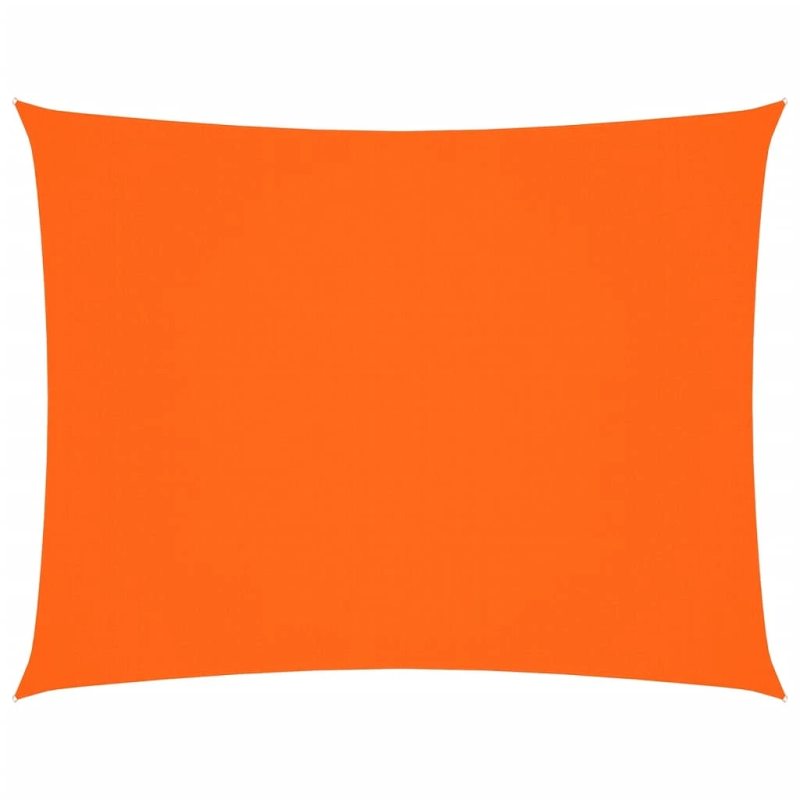 vidaXL saulessargs, taisnstūra forma, 6x7 m, oranžs oksforda audums