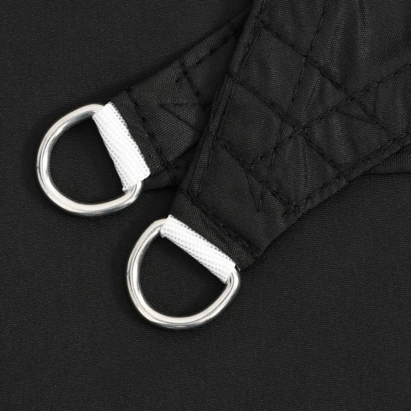 vidaXL saulessargs, 4,5x4,5 m, kvadrāta forma, melns oksforda audums