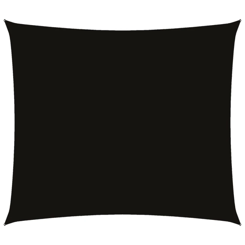 vidaXL saulessargs, taisnstūra forma, 2x2,5 m, melns oksforda audums