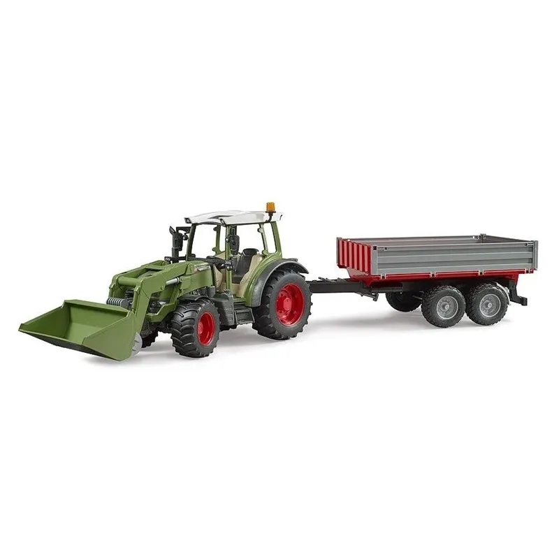 Toy tractor with trailer fendt vario 211