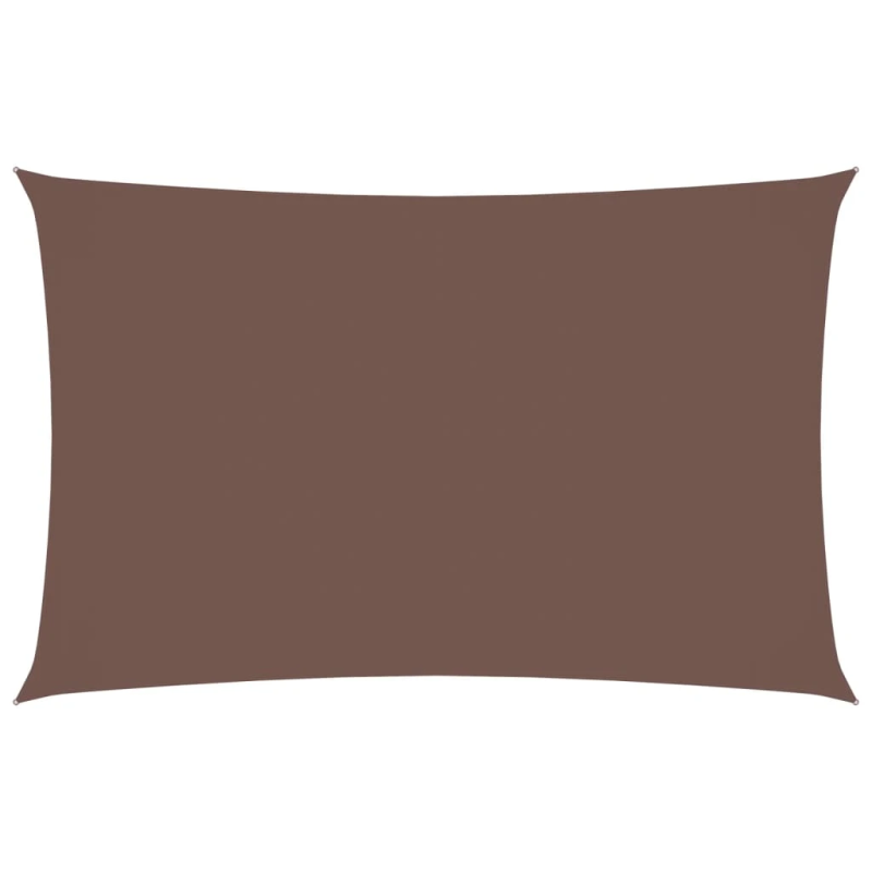 vidaXL saulessargs, taisnstūra forma, 2x4,5 m, brūns oksforda audums