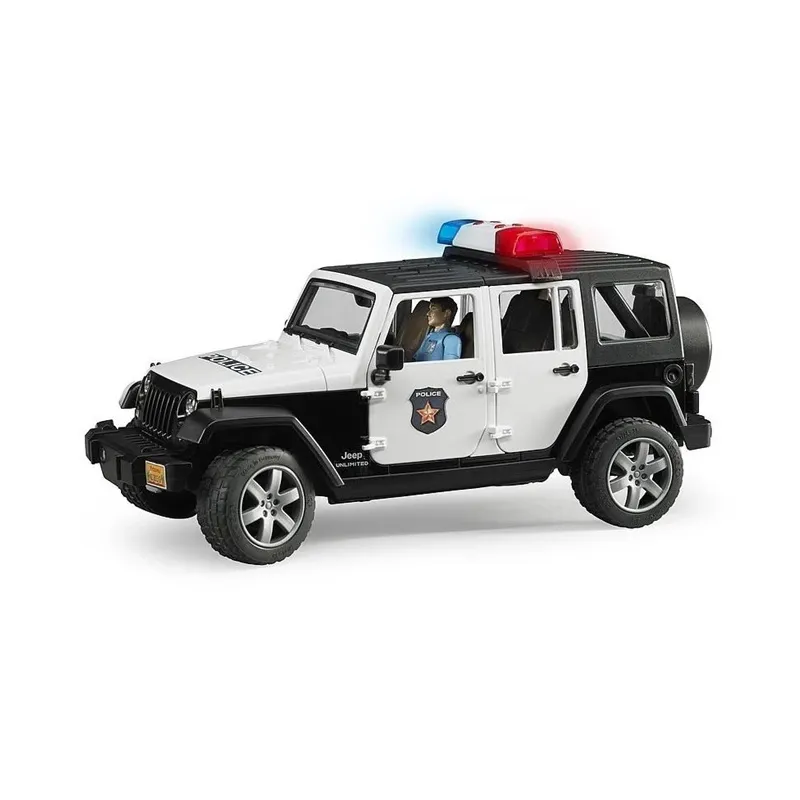 Mängu politseiauto Bruder 2526, 1:16, must v.