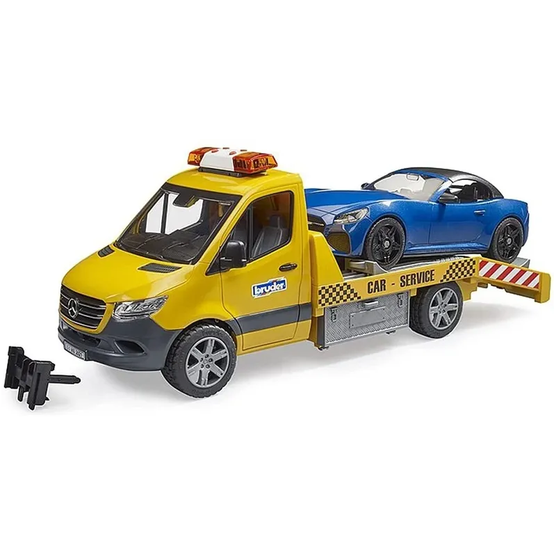 Rotaļu autovedējs Bruder Sprinter Car Transporter 02675, daudzkrāsaina