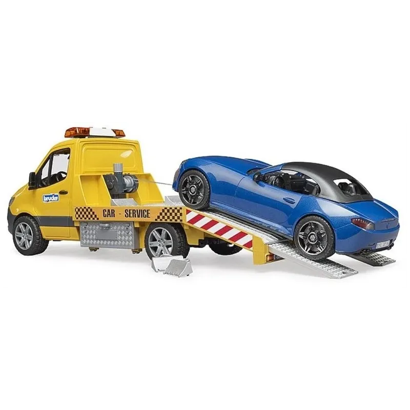 Rotaļu autovedējs Bruder Sprinter Car Transporter 02675, daudzkrāsaina