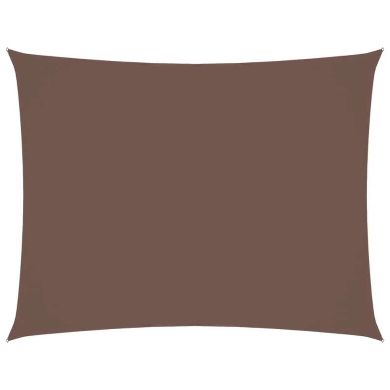 vidaXL saulessargs, taisnstūra, 2,5x4 m, brūns oksforda audums