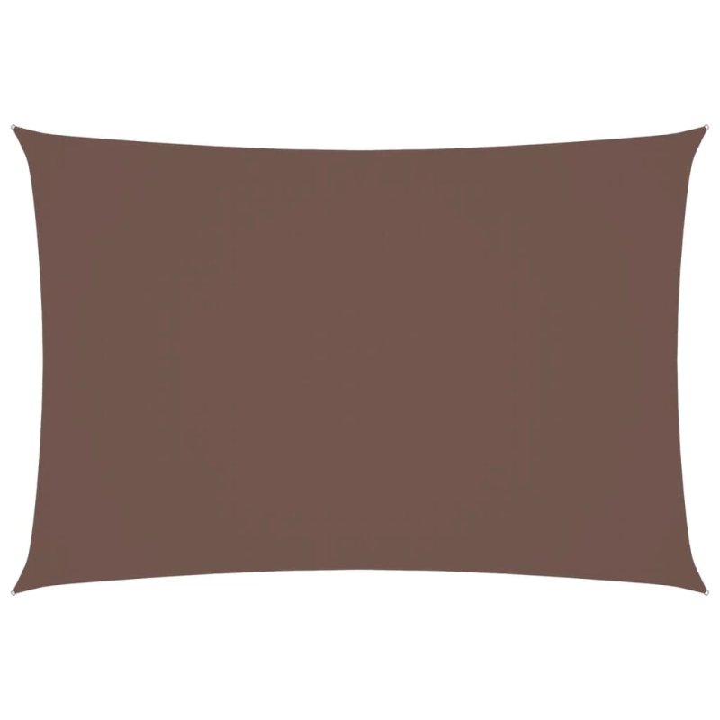 vidaXL saulessargs, taisnstūra, 2,5x4,5 m, brūns oksforda audums