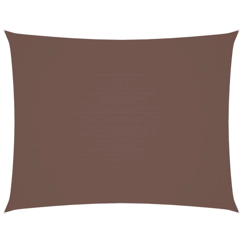 vidaXL saulessargs, taisnstūra, 3x6 m, brūns oksforda audums