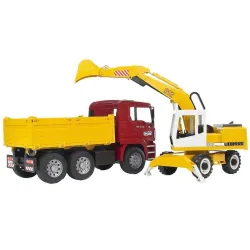 Toy construction truck man tga bruder