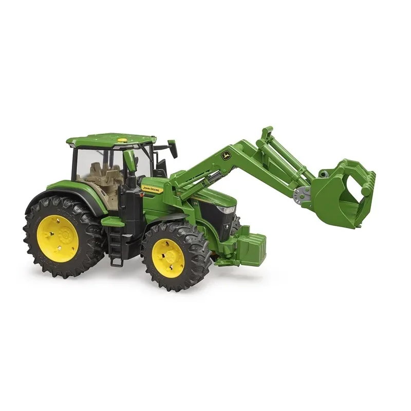 Rotaļu traktors Bruder John Deere 7R 350 03151, 1:16, zaļa krās.