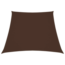 vidaXL saulessargs, 2-4x3m, trapeces forma, brūns oksforda audums