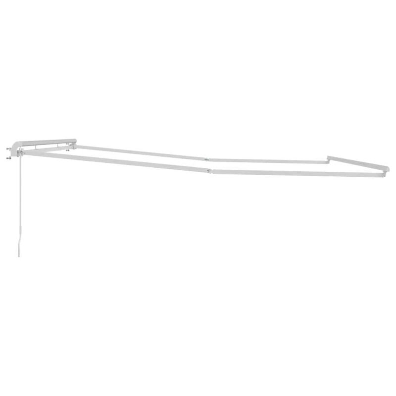 vidaXL Pārklājuma struktūra Balts 500 × 350 cm Alumīnijs