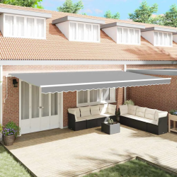 vidaXL Pārklājuma struktūra Balts 600 × 350 cm Alumīnijs