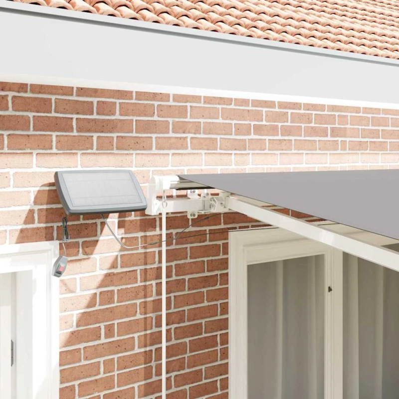 vidaXL Pārklājuma struktūra Balts 350 x 250 cm Alumīnijs