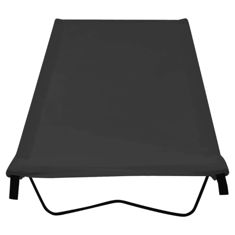 vidaXL kempinga gultas, 2 gab., 180x60x19 cm, sarkans oksforda audums