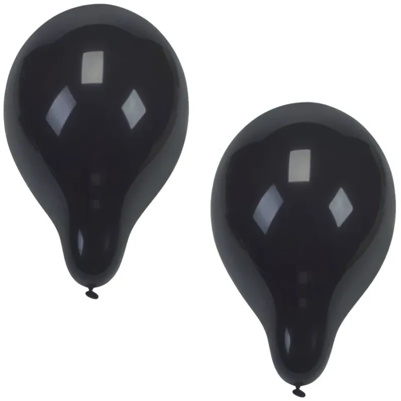 Baloni 25cm melni, 10gb