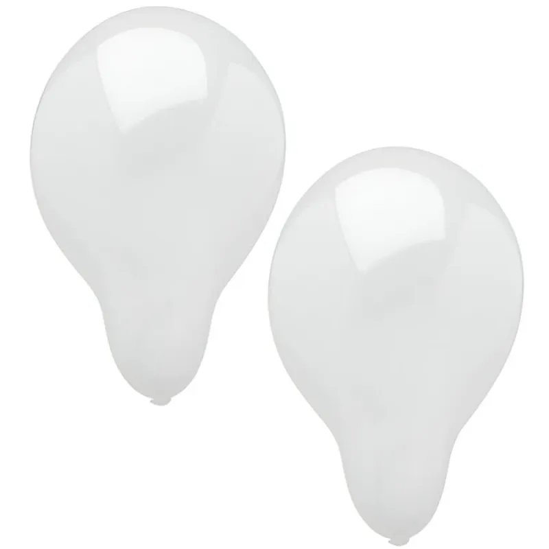 Baloni 25cm balti, 10gb