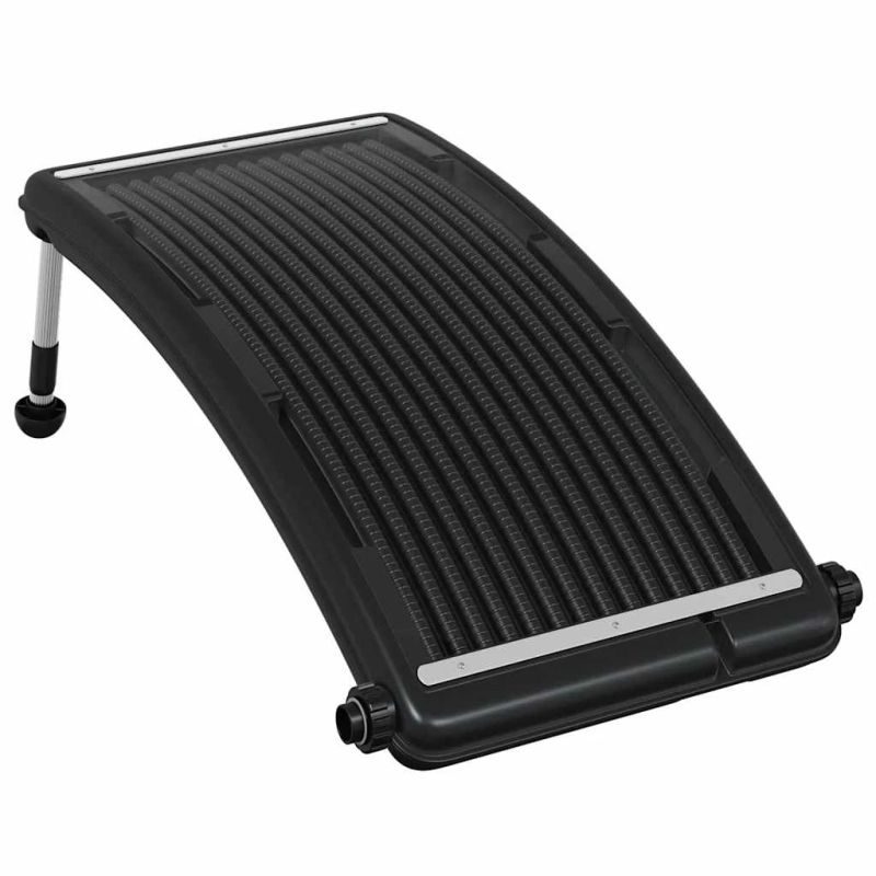 vidaXL saules baseina sildīšanas panelis, izliekts, 110x65 cm