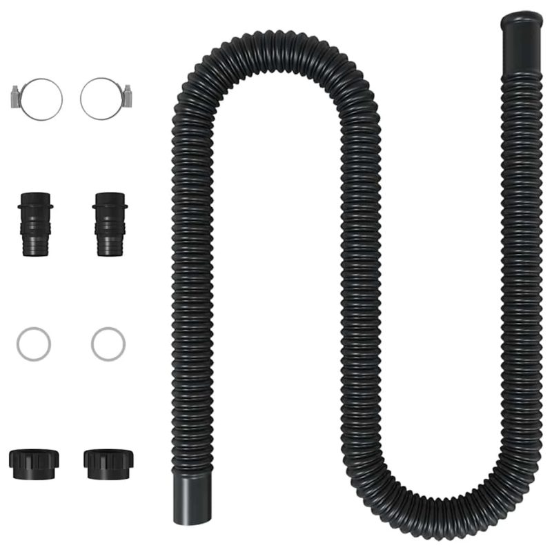 vidaXL saules baseina sildīšanas panelis, izliekts, 110x65 cm