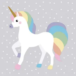 Salvetes Unicorn 33x33cm 3-kārt. 20gb