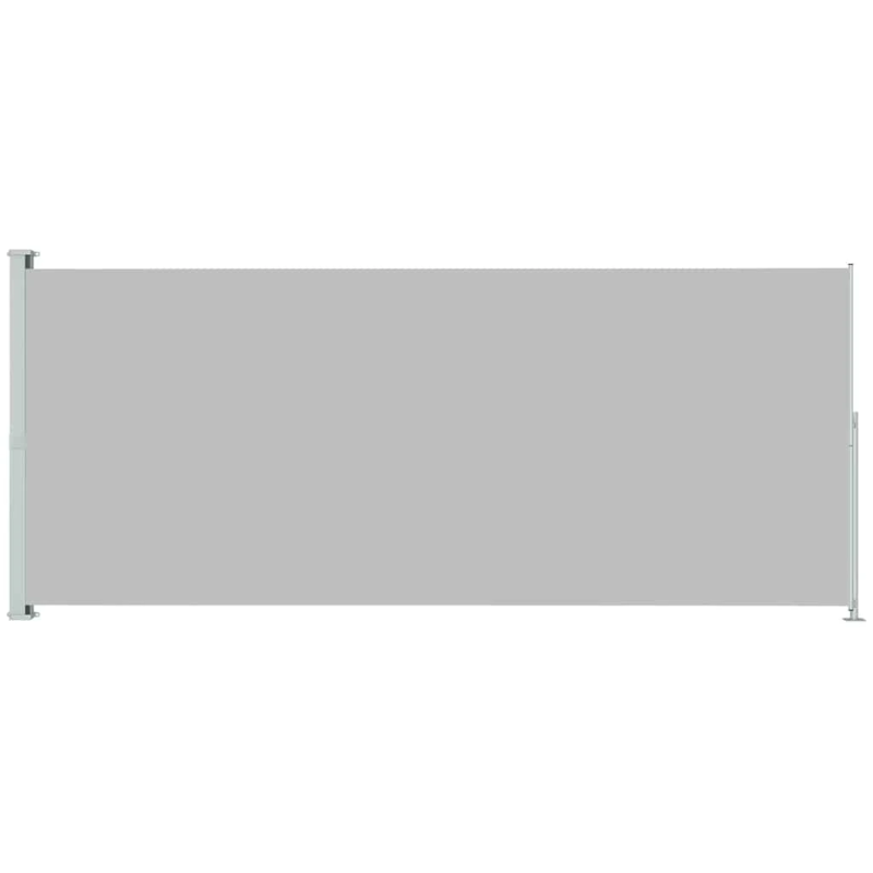 vidaXL izvelkama sānu markīze, pelēka, 220x500 cm