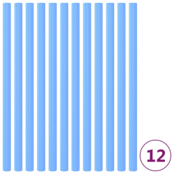 vidaXL batuta stieņu putu apvalki, 12 gab., 92,5 cm, zili