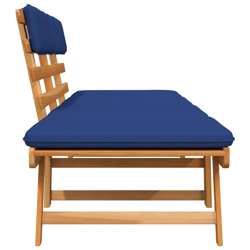 vidaXL dārza sols ar spilveniem, 190 cm, akācijas masīvkoks