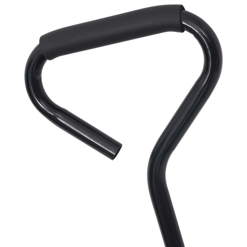 vidaXL dārza ratiņi, 300 kg, 75 L, melni