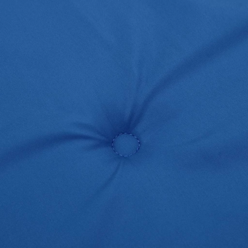 vidaXL dārza krēslu spilveni, 6 gab., zili, 40x40x4 cm, audums