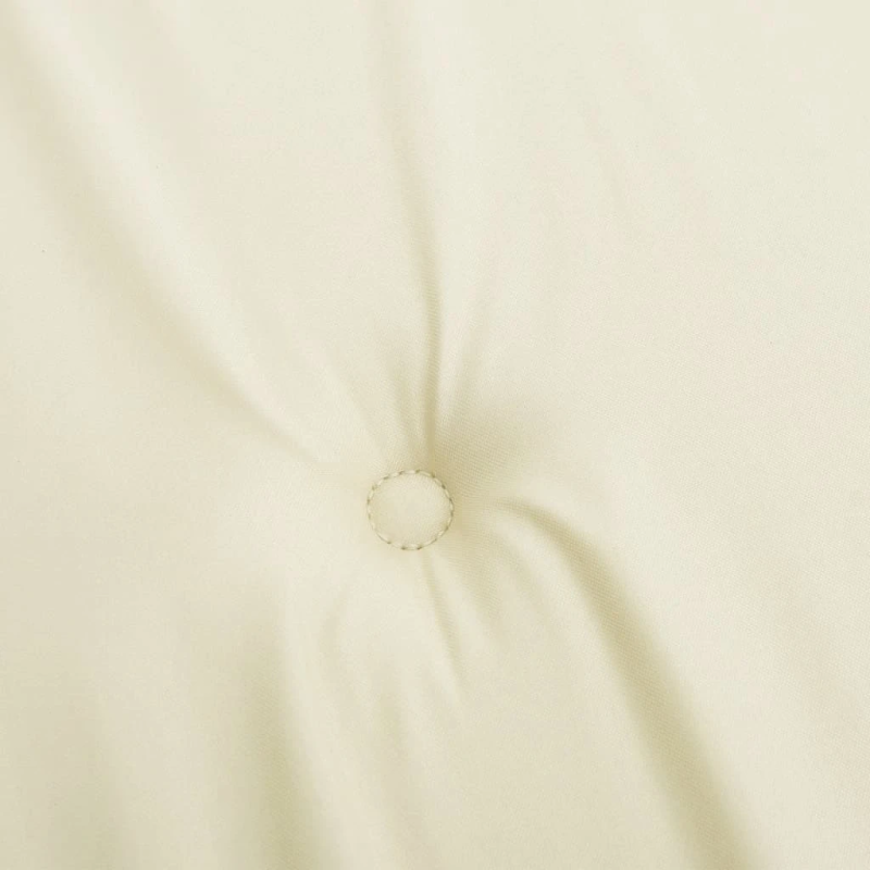 vidaXL dārza krēslu spilveni, 4 gab., krēmkrāsas, 50x50x4 cm, audums