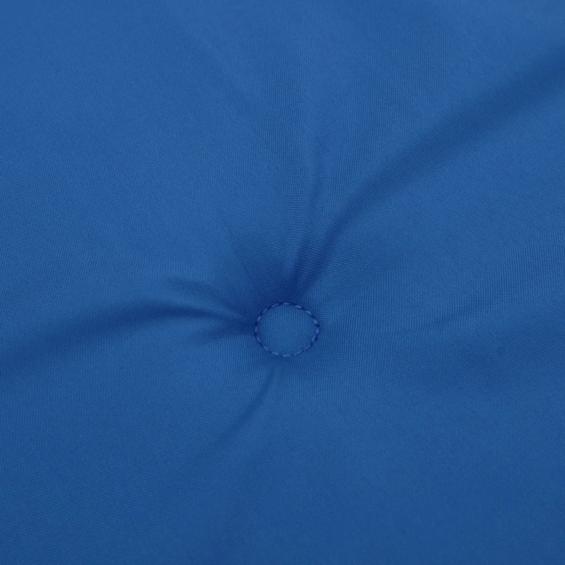 vidaXL dārza krēslu spilveni, 6 gab., zili, 50x50x4 cm, audums
