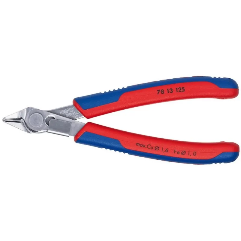 Elektriķu asknaibles INOX 125 mm D1,6 mm, DR ar atsperi, Knipex