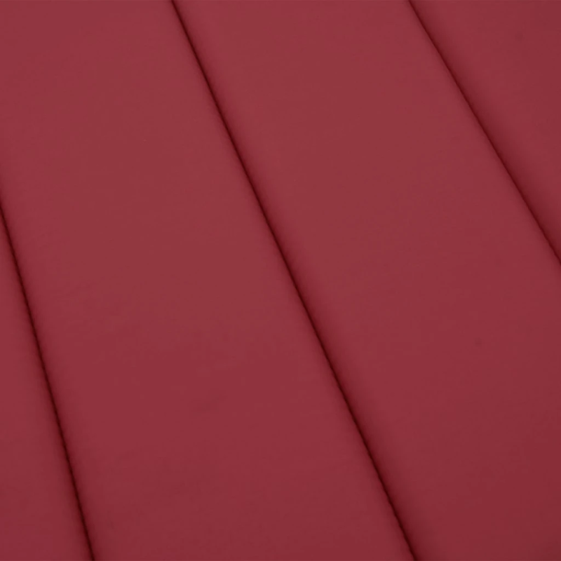 vidaXL sauļošanās krēsla matracis, 186x58x4 cm, audums, vīnsarkans