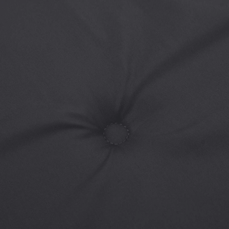 vidaXL atpūtas krēsla matracis, melns, ,75+105,x50x4 cm