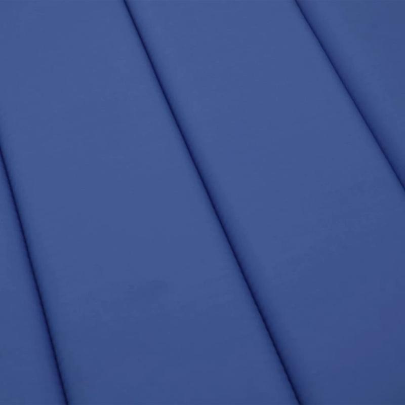 vidaXL sauļošanās krēsla matracis, 200x50x3 cm, audums, koši zils