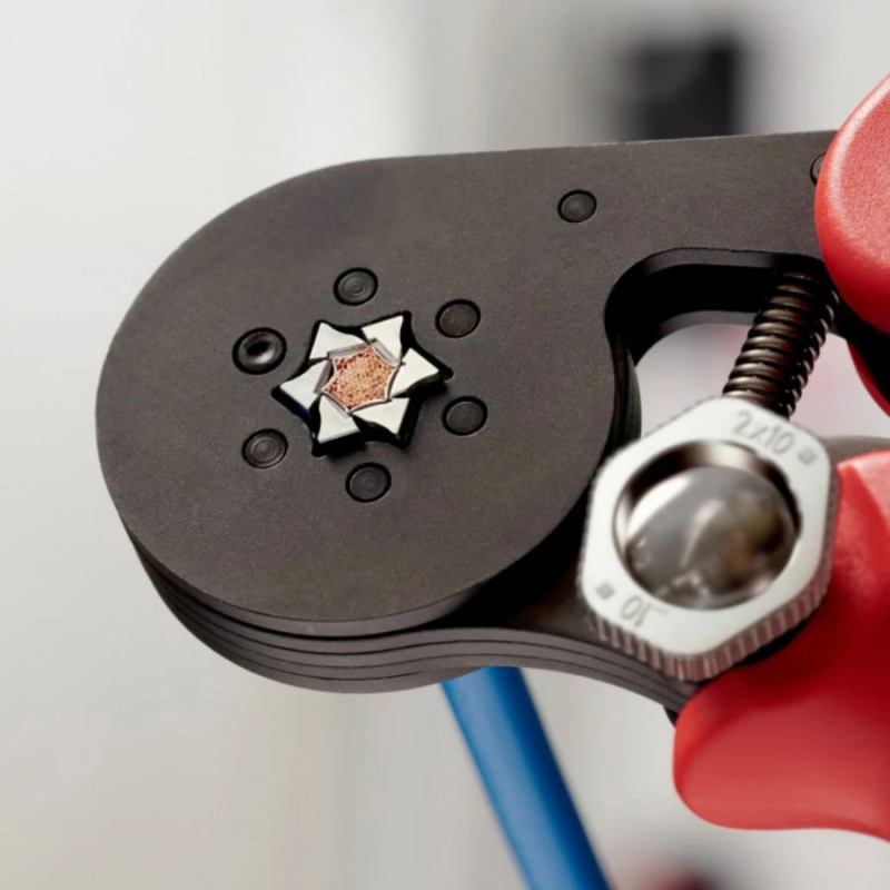 Presēšanas knaibles HEX 0,08-16 mm², pašregulējošās, Knipex