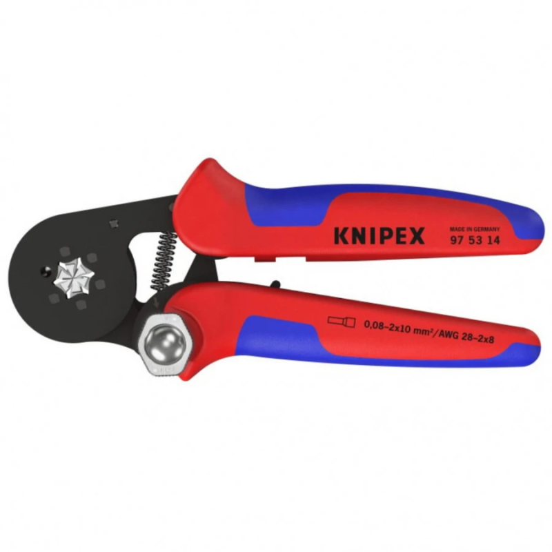 Presēšanas knaibles HEX 0,08-16 mm², pašregulējošās, Knipex