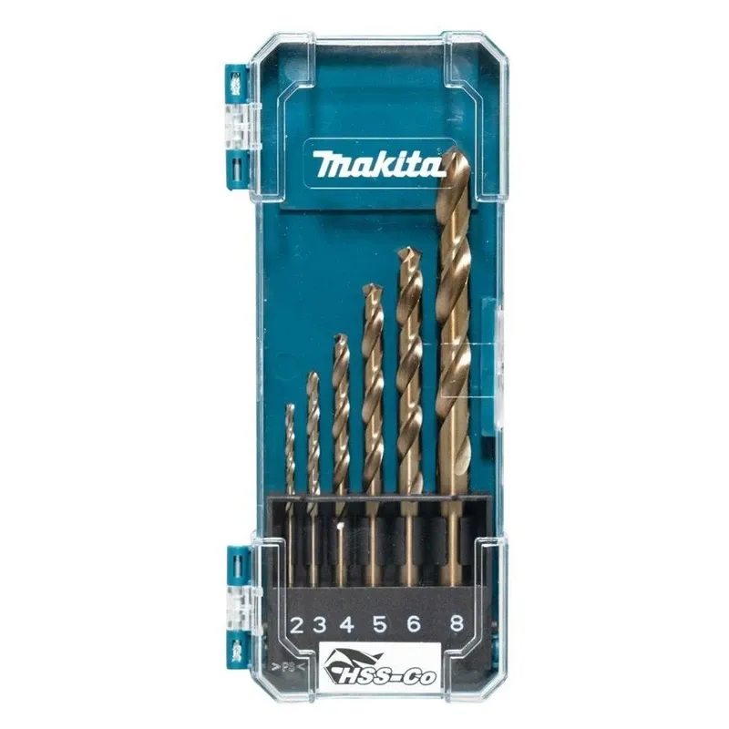 Metāla urbju komplekts Makita D-75758, metāla, hss-co, taisne, 2 mm