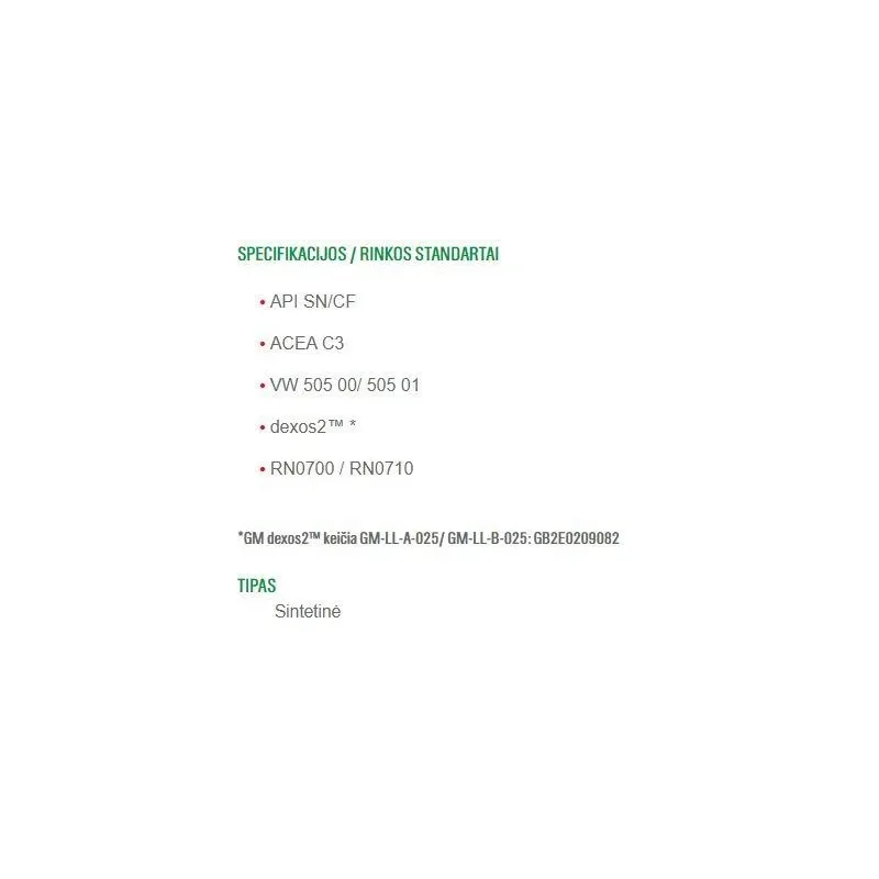 Auto dzinēja eļļa Castrol Edge Titanium FST C3 5W - 30, sintētiskais, 1 l