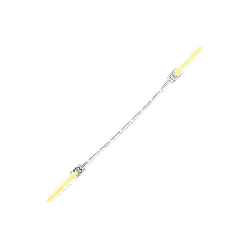 Cob led lenšu savienotājs 10mm 15cm vads