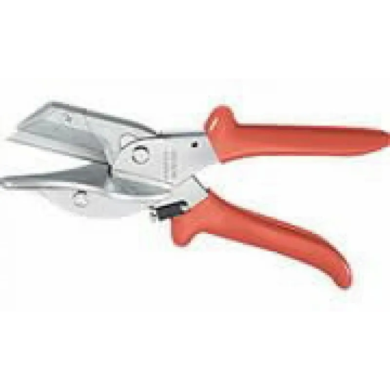 Šķēres 45-90° 215 mm, plastmasas un gumijas profiliem, Knipex