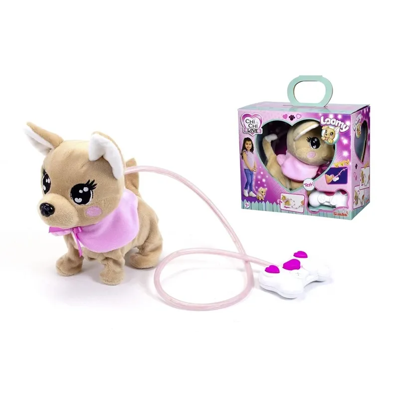 Rotaļu dzīvnieks Simba Chi Chi Love Loomy 105893542, brūna krās.-rozā krās.