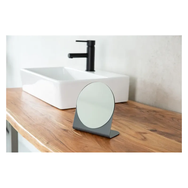 Kosmētiskais spogulis Ridder Arwen S, stāvošs, 15.0 cm x 16.5 cm, melna krās.