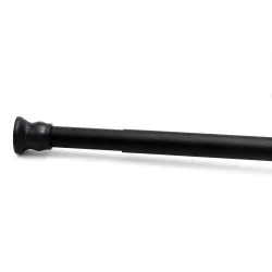 Vannas aizkaru stienis RIDDER WIEN 52111. 1100–1850×25 mm. melns