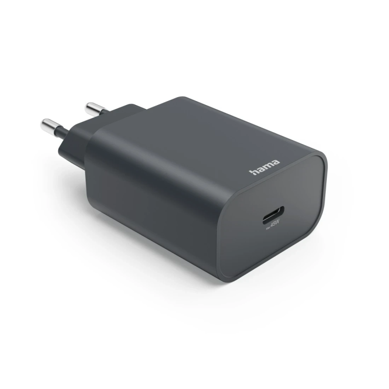 Hama 00086443 45W USB-C Charger PD Black