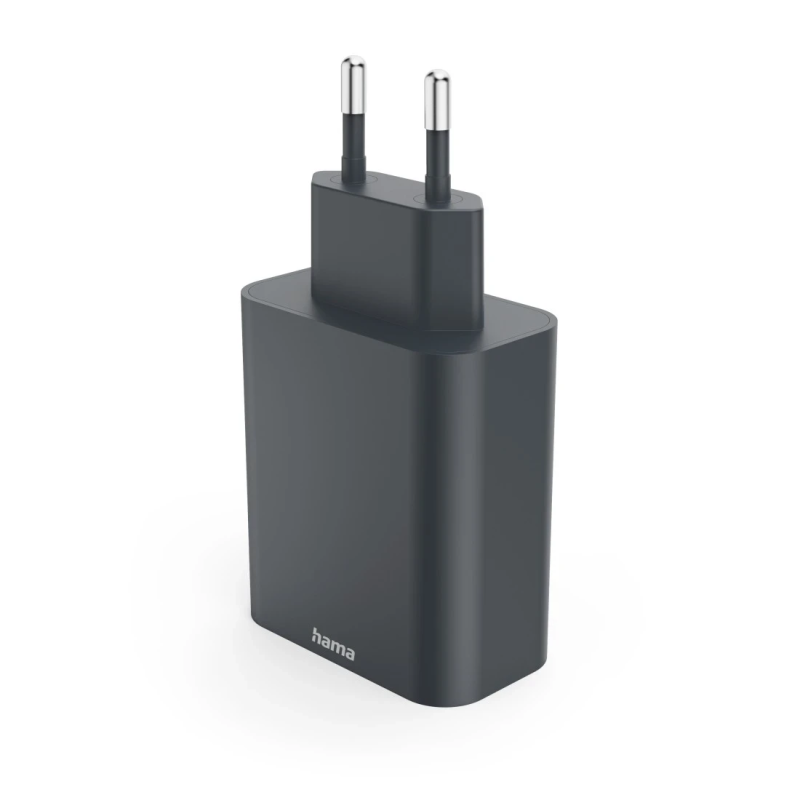 Hama 00086444 45W USB-C, USB-A Charger PD Black