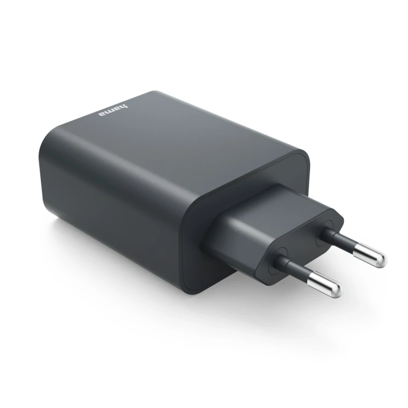 Hama 00086444 45W USB-C, USB-A Charger PD Black