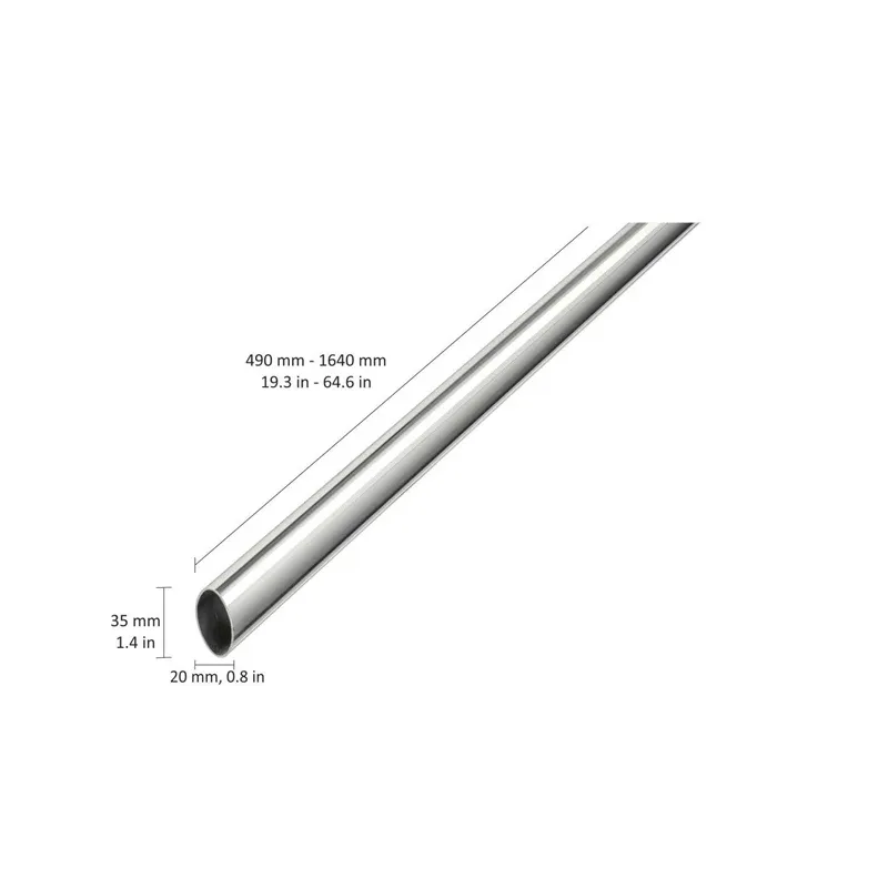Šķērskoks Dolle, 164 cm x 3.5 cm, hroma krās.