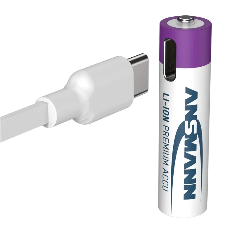 Uzlādējamās baterijas Ansmann, AAA, 400 mAh, 4 gab.