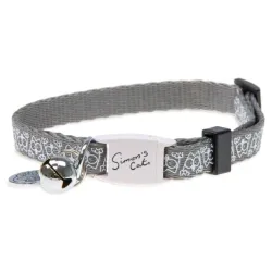 Simons cat cat collar grey 20-30x1